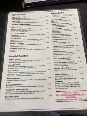 Menu photo 7 Kristof's Kafe Davie, FL