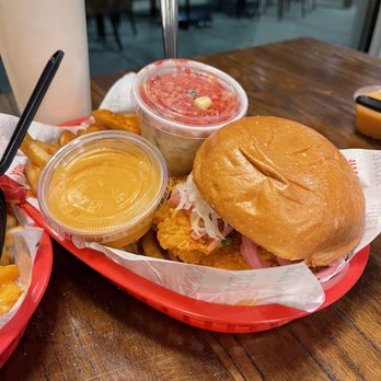 Holdaak Fried Chicken - Loco Spicy Chicken Sandwich with Elote Corn Slaw! - Chicken Shop Near Me - Fullerton, California Holdaak Fried Chicken - Loco Spicy Chicken Sandwich with Elote Corn Slaw! - Chicken Shop Near Me - Fullerton, California