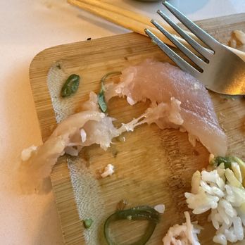 SUSHI To The MOON - Hamachi nigiri with significant sinew - Japanese Near Me - Leander, Texas