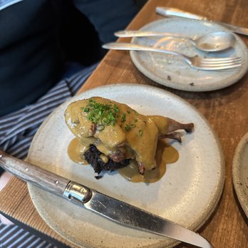 Off Alley - Quail with collard greens and crab fat sauce - Wine Bars Near Me - Seattle, Washington