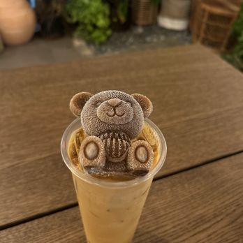 Leafy - Chai tea with milk tea bear add on - Asian Fusion Near Me - Pembroke Pines, Florida