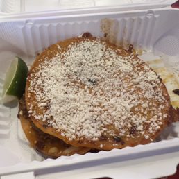Mulita (Beef) tortillas stuffed with cheese and meat