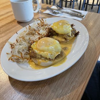 Bread+Salt - Chorizo and pork Benedict - Breakfast & Brunch Near Me - Lakewood, Colorado