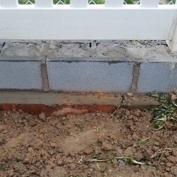 Browns Construction - Sloppy concrete work and block joints are a mess.  Never came back to remove the wood.  Left multiple concrete spills in my yard - Masonry/Concrete Near Me