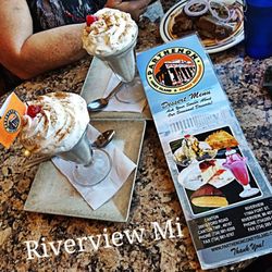 Parthenon Coney Island - Thanks Eddie a couple Rice Pudding Parfait Delicious