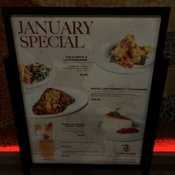 Rumba Cubana - January Specials - Cuban Near Me - North Bergen, New Jersey