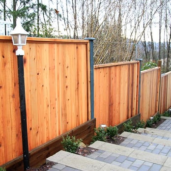 True North Landscaping - Custom fence and lighting installation with paving stone stairs and planting - Landscaping Near Me - North Vancouver, British Columbia True North Landscaping - Custom fence and lighting installation with paving stone stairs and planting - Landscaping Near Me - North Vancouver, British Columbia