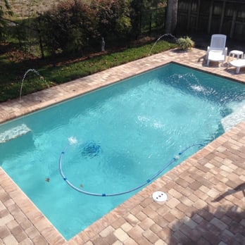 Artesian Pools - Our Artesian pool and paver deck. We love it and Artesian couldn't have been more helpful and pleasant to work with. - Hot Tub & Pool Near Me - Daytona Beach, Florida