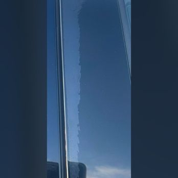 D Collision - Clear coat coming off of door panel - Auto Repair Near Me - Santa Clarita, California