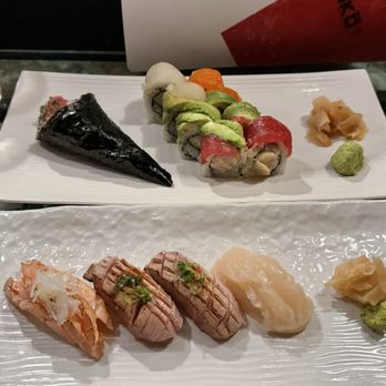 Ginko Restaurant - Negi Toro hand roll, The Zeppelin, Sake Toro Aburi, Toro Tataki, Toro Tataki, Hotate - Japanese Near Me - Cleveland, Ohio Ginko Restaurant - Negi Toro hand roll, The Zeppelin, Sake Toro Aburi, Toro Tataki, Toro Tataki, Hotate - Japanese Near Me - Cleveland, Ohio