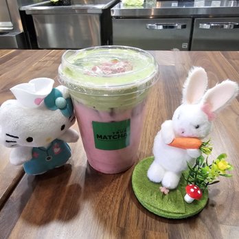 True Matcha - Strawberry matcha latte... thick, pretty, and yummy! - Coffee & Tea Near Me - Las Vegas, Nevada