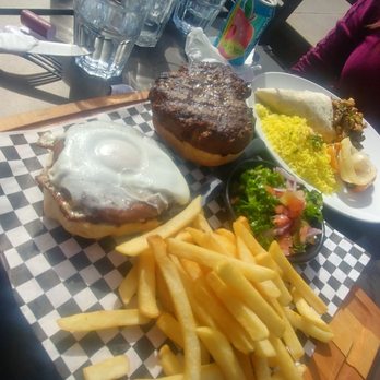 Meat Point - Heart attack burger...under that egg is a heavenly 4 oz patty of lamb and rib eye fat - Kosher Near Me - Dallas, Texas Meat Point - Heart attack burger...under that egg is a heavenly 4 oz patty of lamb and rib eye fat - Kosher Near Me - Dallas, Texas