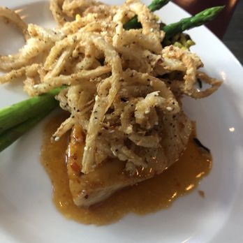 Cafe Blue - Sea bass (my half) - Seafood Near Me - Bee Cave, Texas