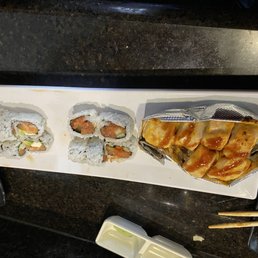 Spicy Tuna Roll Philadelphia Roll Volcano roll