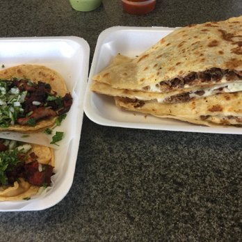 Tacos Alex - Carne asada quesadilla and al pastor tacos - Tacos Near Me - San Marcos, California Tacos Alex - Carne asada quesadilla and al pastor tacos - Tacos Near Me - San Marcos, California