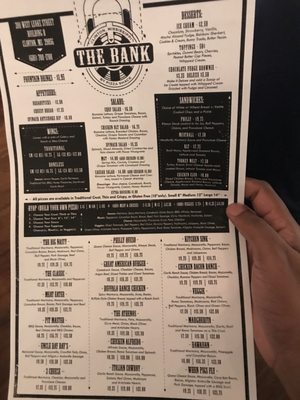Menu photo 6 The Bank by Pizza Shack Clinton, MS