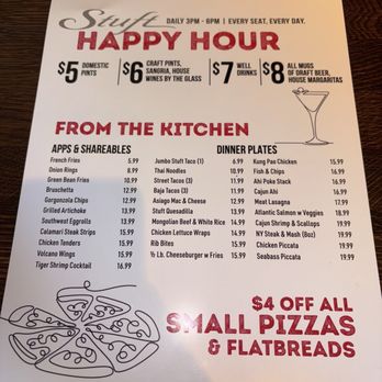 Stuft Pizza Bar & Grill - Happy Hour Menu 6/2025 - Pizza Near Me - La Quinta, California Stuft Pizza Bar & Grill - Happy Hour Menu 6/2025 - Pizza Near Me - La Quinta, California