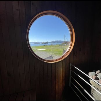 Good Hot - View from the sauna temperature - Saunas Near Me - Richmond, California Good Hot - View from the sauna temperature - Saunas Near Me - Richmond, California