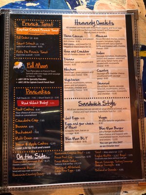 Menu photo 2 Blue Moon Cafe Baltimore, MD