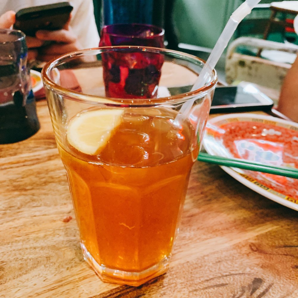 Hong Kong 70 - Lemon tea. Not authentic in HK style. More like regular western style ice tea. - Chinese Near Me - Madrid, M