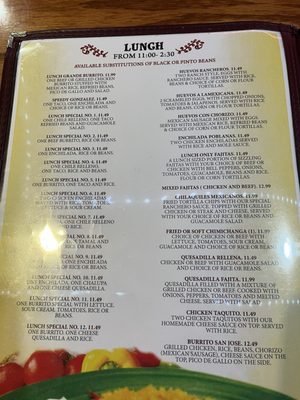 Menu photo 3 Chapala Mexican Grill Cambridge, MN
