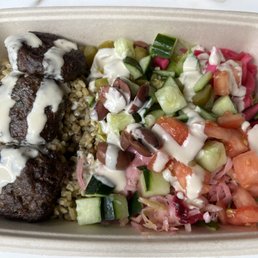 kafta lamb kebab bowl