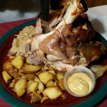 Sauter's Inn Restaurant - Pork hock with home fries and saurkeraut - Canadian (New) Near Me - Ajax, Ontario