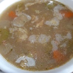 Riverside Diner Steak & Pizza - Soup of the day. It does't look like much but it was delcious.