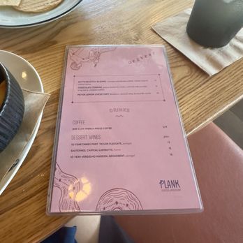 Plank Provisions - Dessert menu - Seafood Near Me - Fort Worth, Texas
