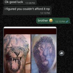 Vantablack Tattoo Gallery - Messages exchanged