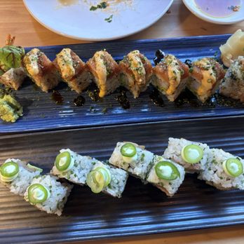 Roka Akor - Fried shrimp and spicy tuna; hamachi Serrano chili - Sushi Bars Near Me - San Francisco, California Roka Akor - Fried shrimp and spicy tuna; hamachi Serrano chili - Sushi Bars Near Me - San Francisco, California