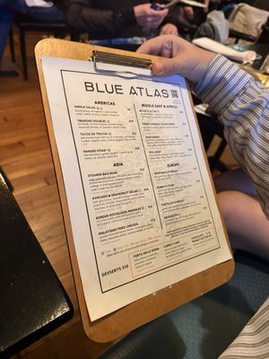 Menu photo 2 Blue Atlas Richmond, VA