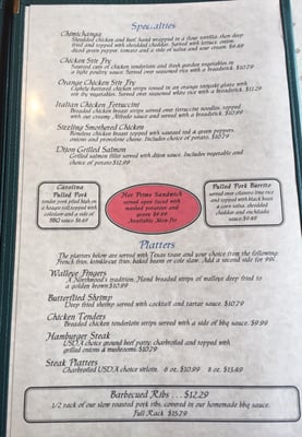 Menu photo 5 Forest Lake Restaurant Grand Rapids, MN