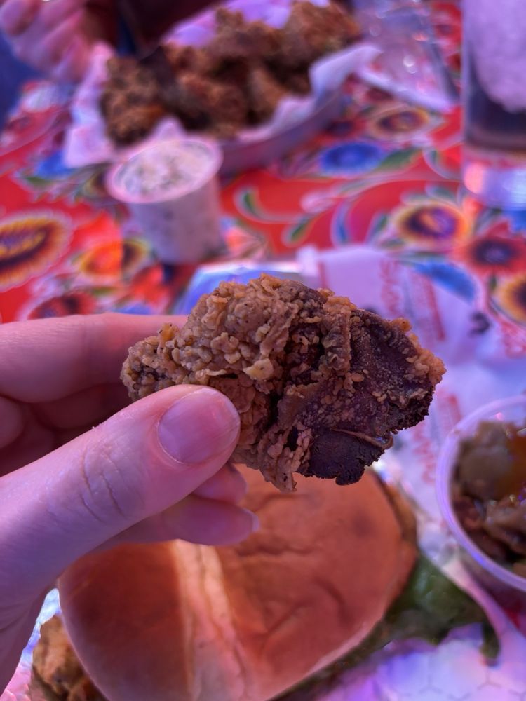 Food from Champy’s Famous Fried Chicken