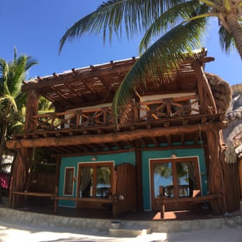 Mandarina Restaurant - The exterior from beach - Mediterranean Near Me - Holbox, ROO Mandarina Restaurant - The exterior from beach - Mediterranean Near Me - Holbox, ROO