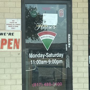 Amore's Pizza and Pasta - Front door - Pizza Near Me - Grapevine, Texas Amore's Pizza and Pasta - Front door - Pizza Near Me - Grapevine, Texas