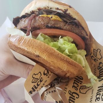 Nice Burger - GRILLED SHROOM BURGER - Burgers Near Me - Santa Ana, California