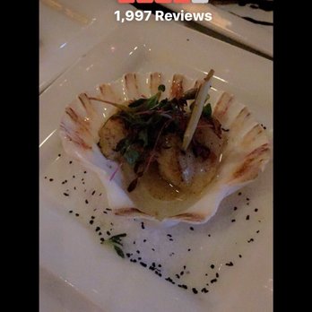 Seasons 52 - Happy Hour $5 small plate - caramelized grilled sea scallops - New American Near Me - Costa Mesa, California Seasons 52 - Happy Hour $5 small plate - caramelized grilled sea scallops - New American Near Me - Costa Mesa, California