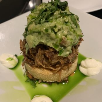 Cravings Tapas Bistro - Barbeque Pulled Pork Arepa - Tapas/Small Plates Near Me - Ridgewood, New Jersey Cravings Tapas Bistro - Barbeque Pulled Pork Arepa - Tapas/Small Plates Near Me - Ridgewood, New Jersey