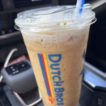 Dutch Bros Coffee - White chocolate lavender blended latte with oat milk - Juice Bars & Smoothies Near Me - Titusville, Florida Dutch Bros Coffee - White chocolate lavender blended latte with oat milk - Juice Bars & Smoothies Near Me - Titusville, Florida