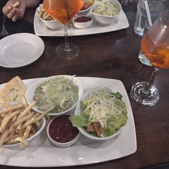 Brick House Restaurant & Lounge - Girls Dinner Special - get salad and fries. Choice of pasta ,fresh bread, cocktail of choice - Italian Near Me - Lodi, California