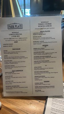 Menu photo 6 Park Place Restaurant & Bar New Hyde Park, NY