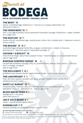 Menu photo 5 Odie B's Sunnyside Denver, CO
