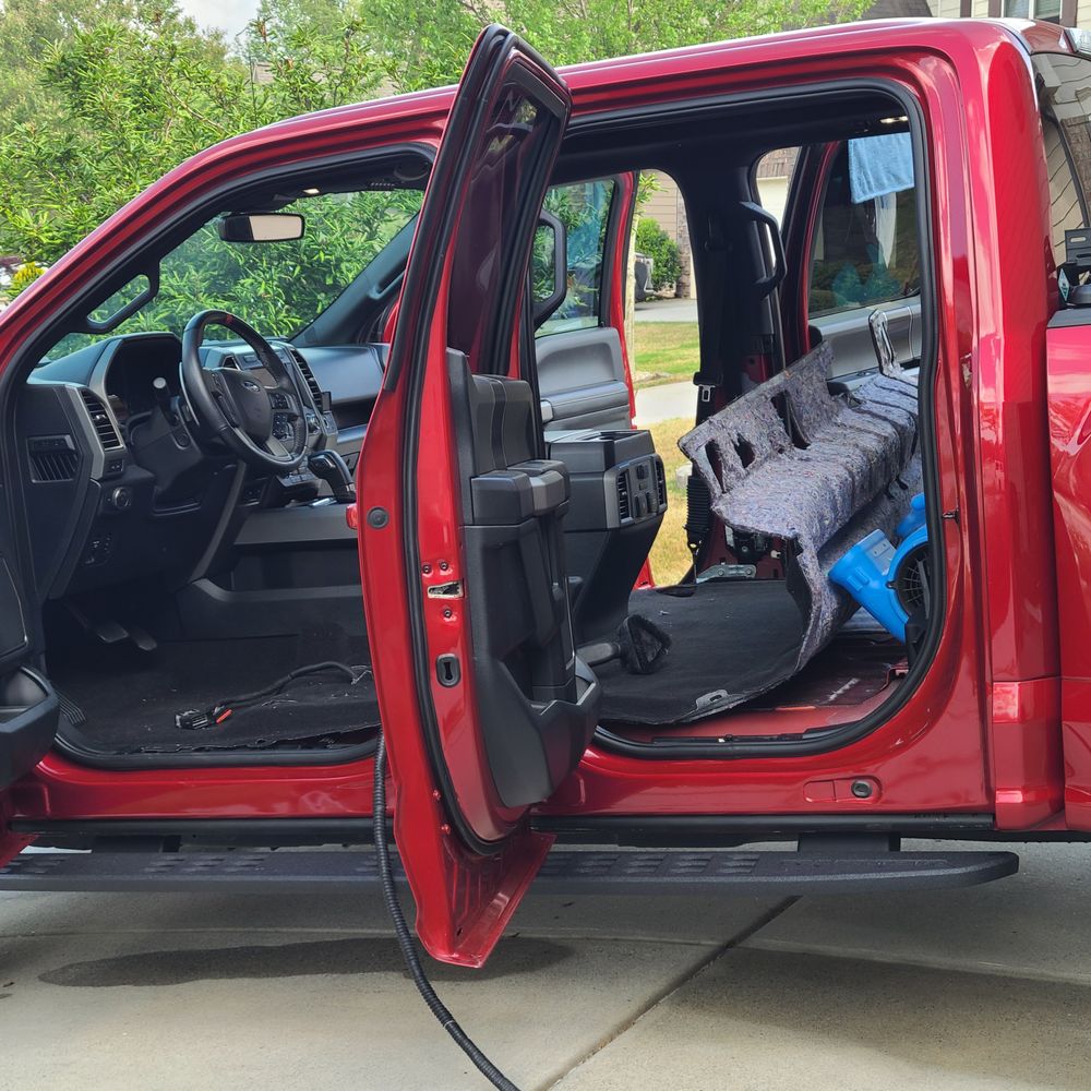 Anchored To Love Detailing - Treated the inside with ozone, treated the carpet & padding for mold, dried & replaced. Thorough! - Auto Detailing Near Me