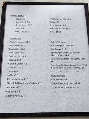 Menu photo 3 Secret Cove Restaurant Anacortes, WA Menu photo 3 Secret Cove Restaurant Anacortes, WA