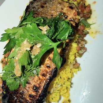 Atta Girl - Branzino with excellent rice pilaf - Mediterranean Near Me - Hermosa Beach, California Atta Girl - Branzino with excellent rice pilaf - Mediterranean Near Me - Hermosa Beach, California