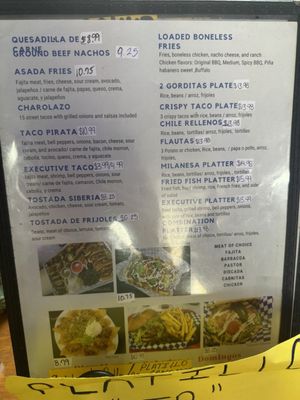 Menu photo 1 Taco Patron Conroe, TX