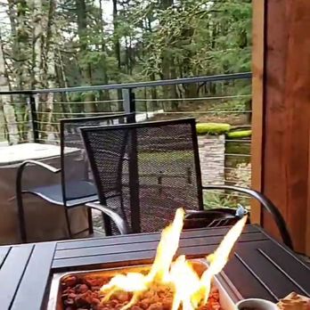 Parrett Mountain Cellars - Perfect cozy outdoor place with very nice view! - Wine Tasting Room Near Me - Newberg, Oregon