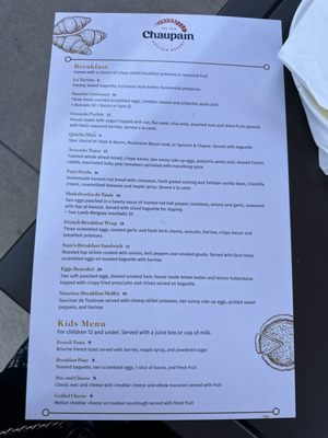 Menu photo 8 Chaupain Bakery Newport Beach, CA