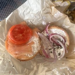 Lox onion bagel. Horrible the way they handle any kind of request. Too high and mighty crew. Lox onion bagel. Horrible the way they handle any kind of request. Too high and mighty crew.